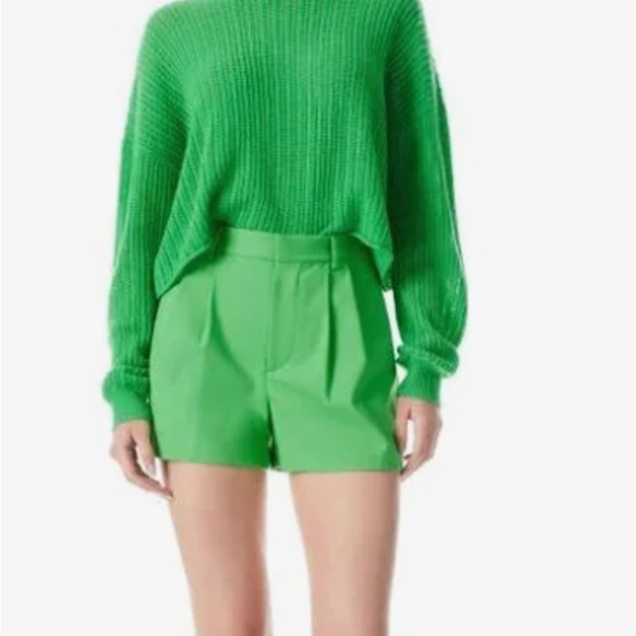 NWT ALICE+OLIVIA BLOUSON SLEEVE CROP PULLOVER - Picture 5 of 5